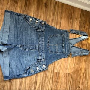 Casual Blue Denim Women's Romper